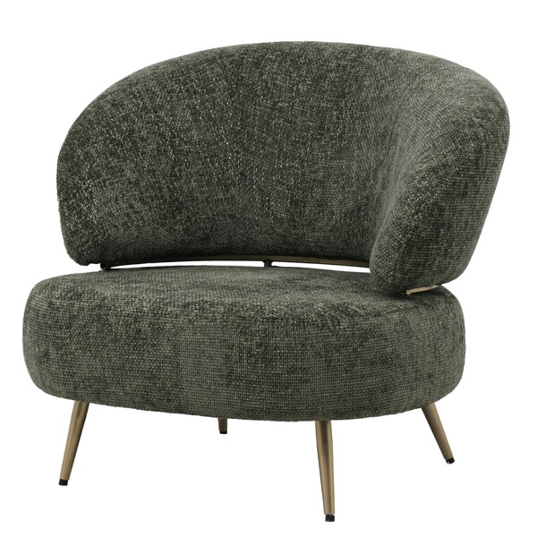 Fauteuil olivegreen kleur